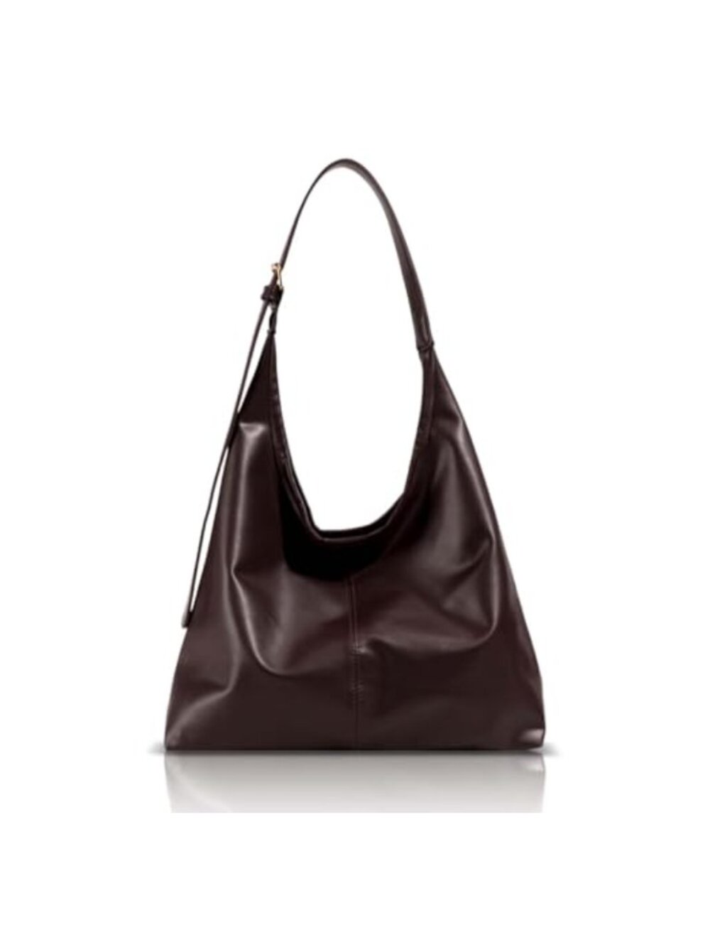 Large Capacity Hobo Bag for Women, Soft PU Leather Slouchy Tote Shoulder Purse